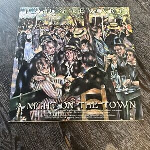 Rod Stewart A Night on the Town LP 1976 Warner‎ Bros BS 2938 VG+/VG Rock 70s